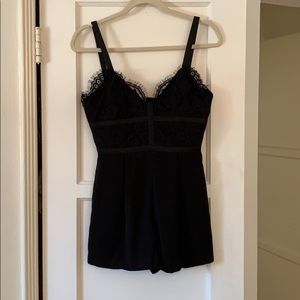 Keepsake black mini romper XS